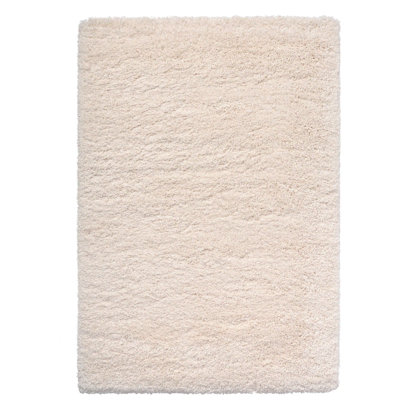 VOLLERSLEV Tapis, poils hauts, blanc, 133x195 cm - IKEA