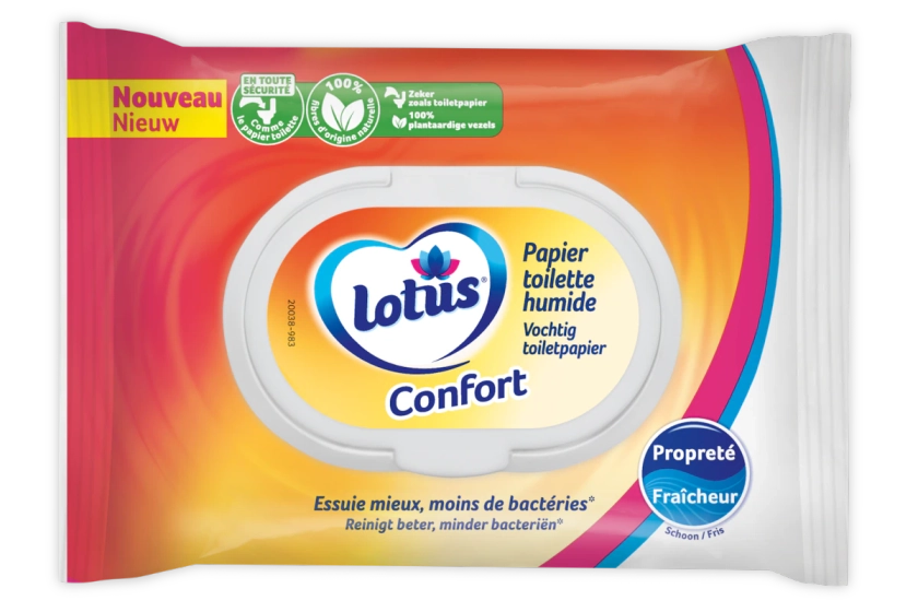 Papier Toilette Humide Lotus Confort