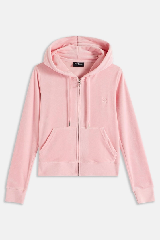 Juicy Pink Classic Velour Robertson Hoodie