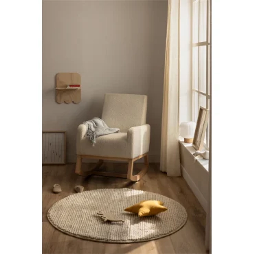 Fauteuil à Bascule en Chenille Abigray