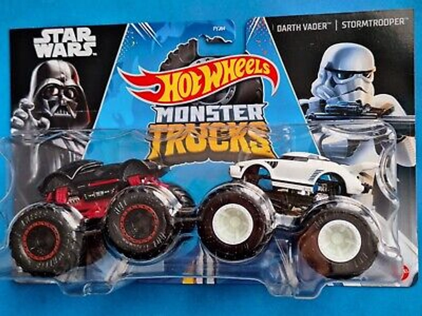 Darth vader vs Stormtrooper 🔥 FYJ64 Monster Trucks Disney Star Wars dark vador | eBay
