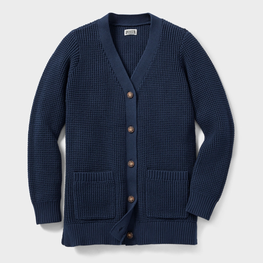 Women's Heritage Waffle Stitch Cardigan