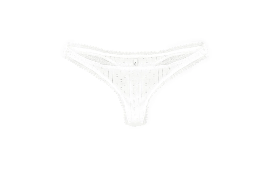 Pretties Prêt Organic Cotton Thong — Pretties