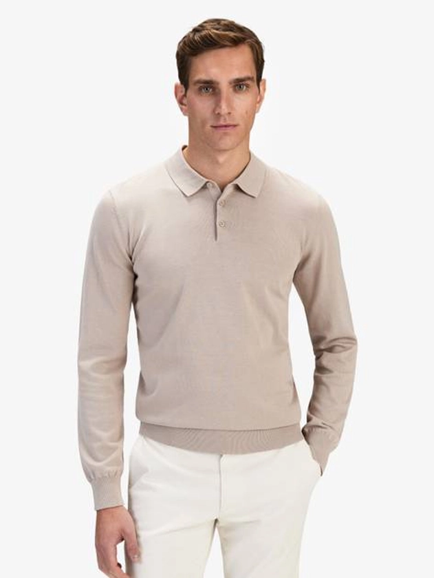 Cotton Silk Polo Sweater - Buy online | John Henric