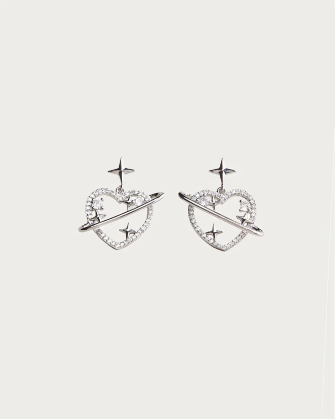 Celestial Boucles d'oreilles en Argent| en route jewelry | en route jewelry