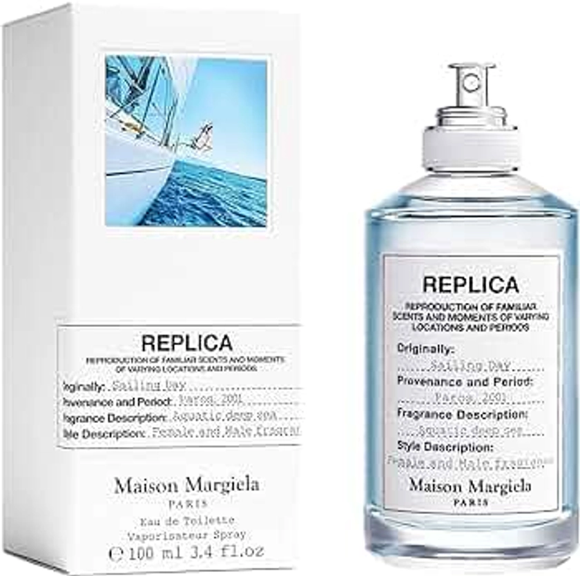 Maison Margiela Replica Sailing Day Eau de Toilette for Unisex, 3.4 Ounce