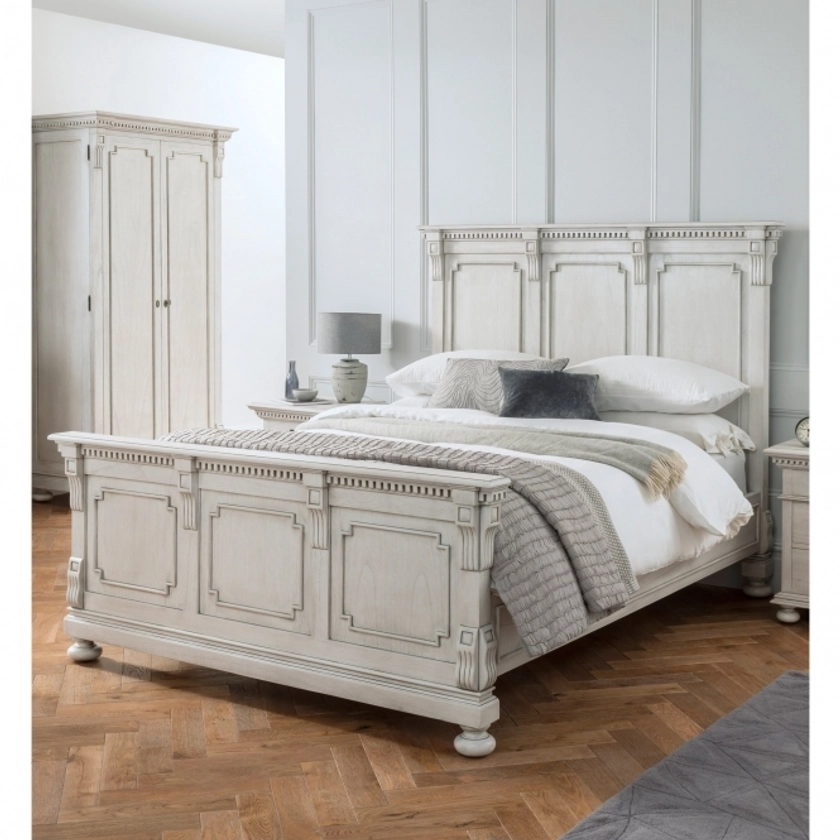 Bakersfield Grey Antique French Style Bed