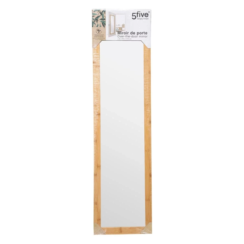 MIROIR PORTE BAMBOU 30X110CM