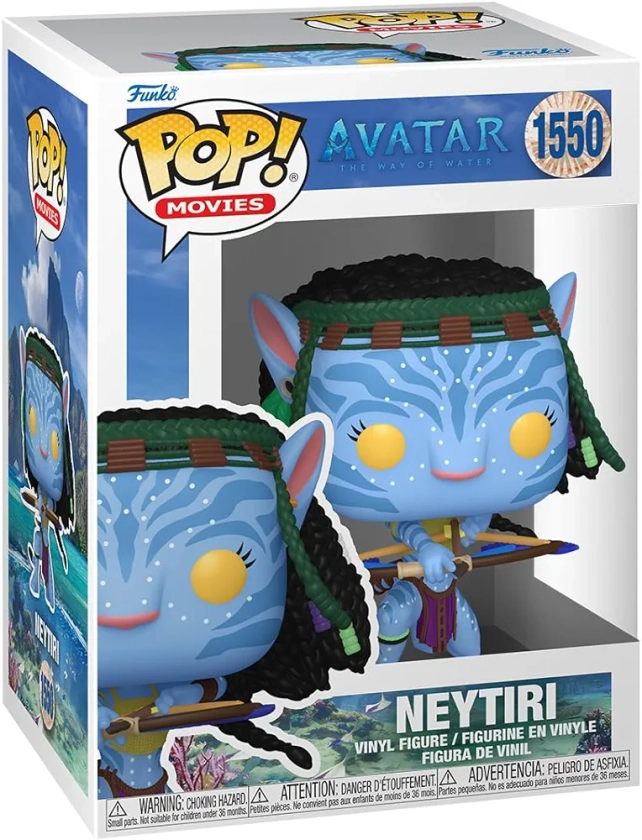 Funko Pop! Movies: Avatar: The Way of Water - Neytiri - (Battle) - Figurine en Vinyle à Collectionner - Idée de Cadeau - Produits Officiels - Jouets pour Les Enfants et Adultes - Movies Fans