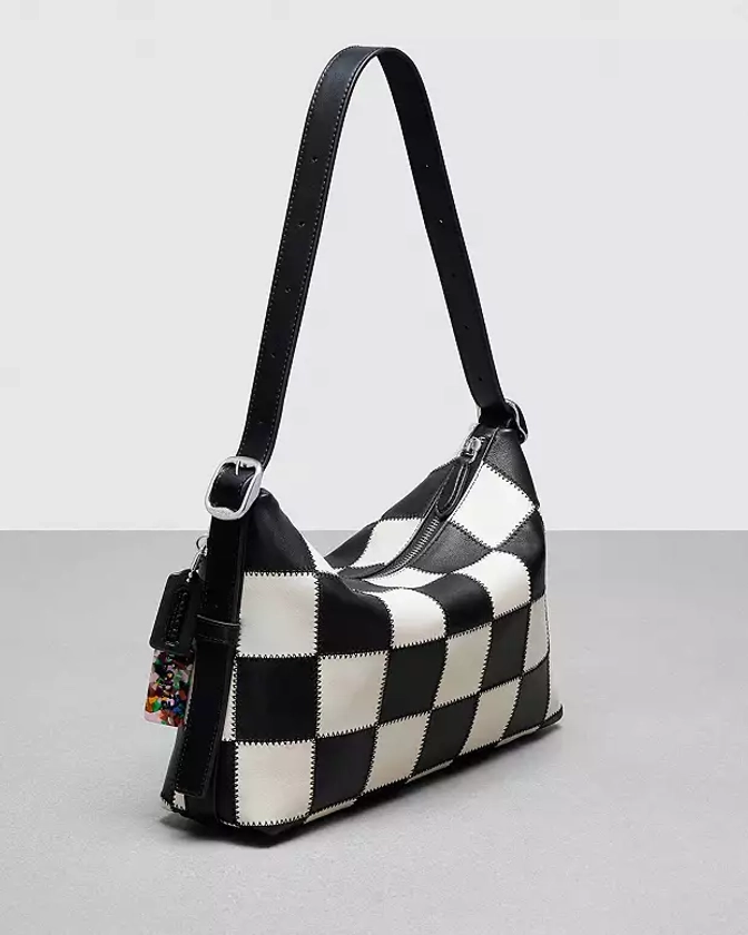 Alter/Ego Shoulder Bag In Checkerboard Upcrafted Leather | Coachtopia ™