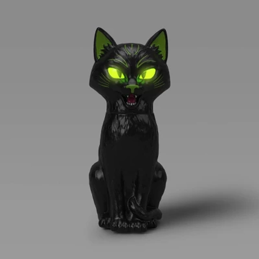 Halloween Light and Sound Cat - Hyde & EEK! Boutique™: 15.18" Indoor Decor, Includes AA Batteries