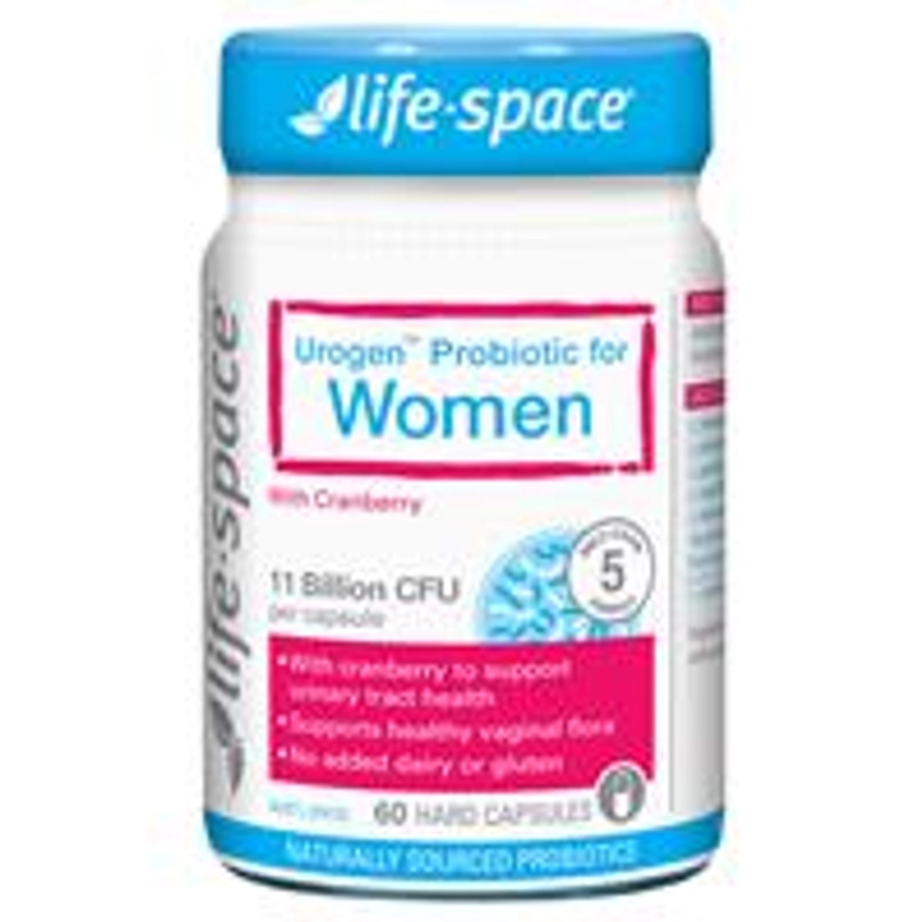 Life-Space Urogen Probiotic For Women 60 Capsules