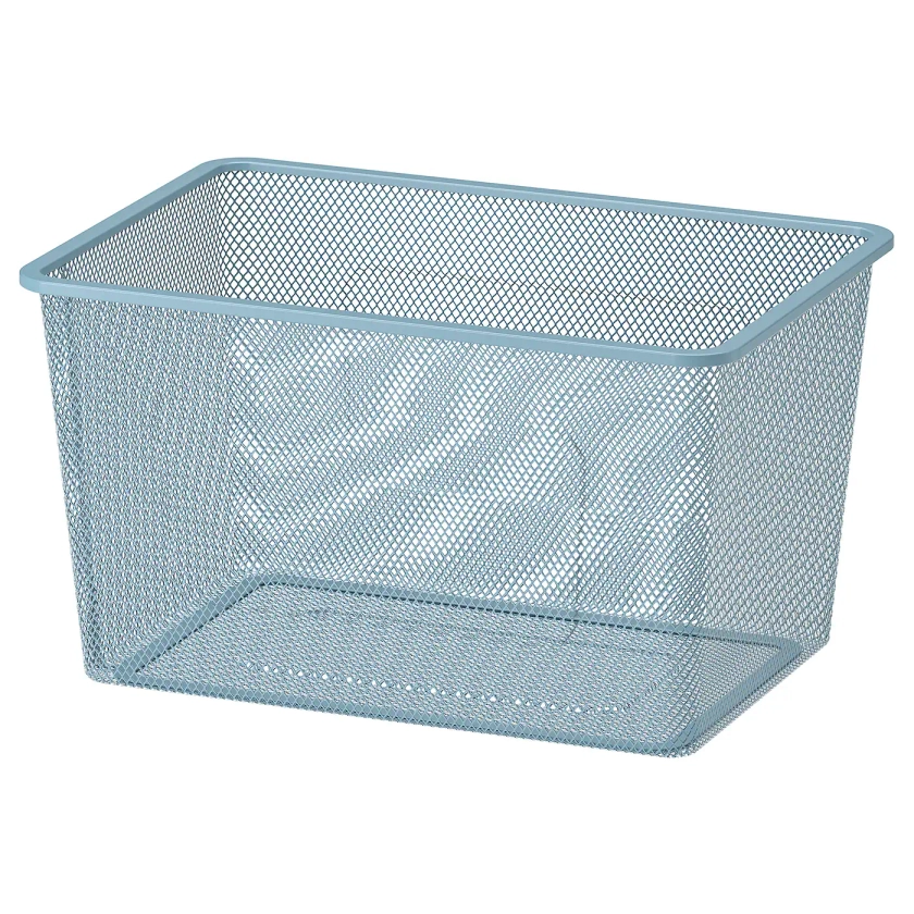 TROFAST mesh storage box, grey-blue, 42x30x23 cm - IKEA