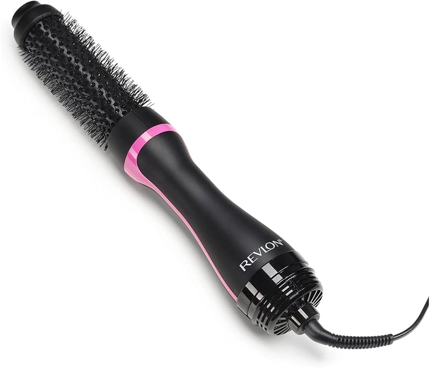 Revlon One-Step Style Booster - Brosse séchante et coiffante ronde, Brosse ronde- 38 mm (Poils thermiques, tête avec revêtement céramique, TECHNOLOGIES IONIQUE ET CÉRAMIQUE), RVDR5292UKE : Amazon.fr: Beauté et Parfum