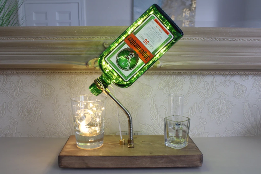 Jagermeister Bottle Light Diorama 70cl. Unique Digestif Gift for the Home - Etsy UK