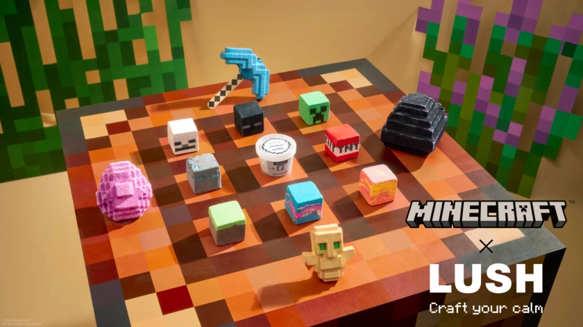 LUSH partners with Minecraft to launch new collection - We are Lush