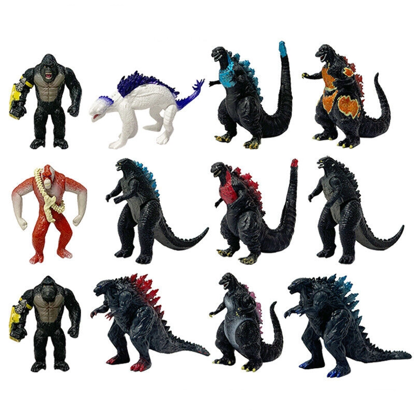 Godzilla vs Kong: The New Empire 6 Piece Godzilla Figures Basic Figures 2024