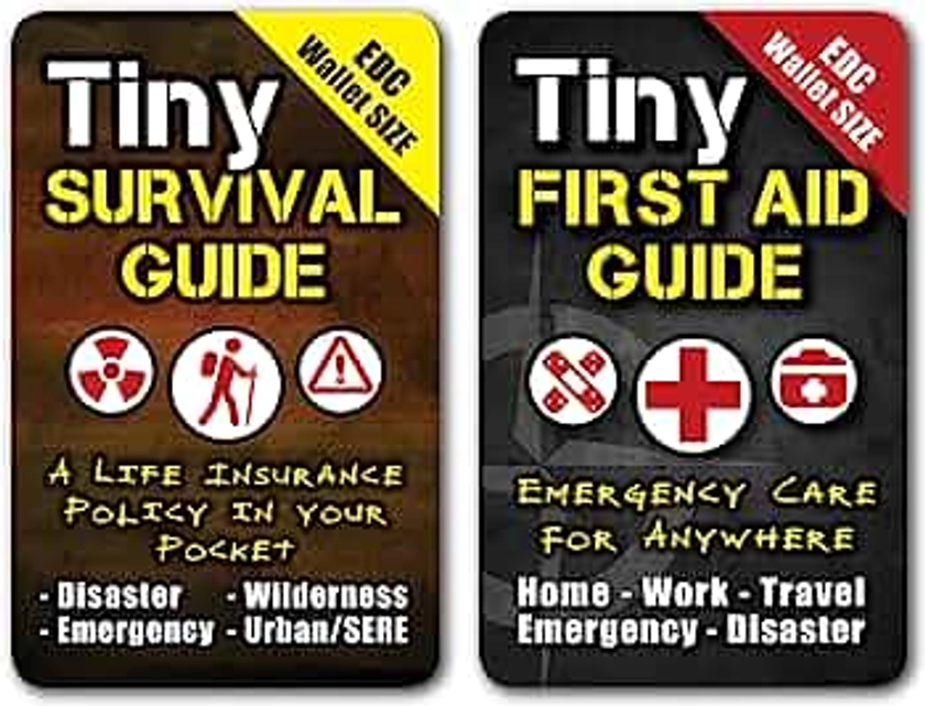 Tiny First Aid Guide: Emergency Medical Care for Anywhere - The Ultimate Step-by-Step, Everyday Carry: Survival Medicine Pocket, Micro-Guide (1 Tiny Guide & 1 Tiny Field Guide)