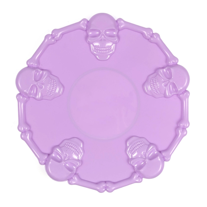 Buy Purple Skull Plate 36cm for GBP 3.00 | Hobbycraft UK