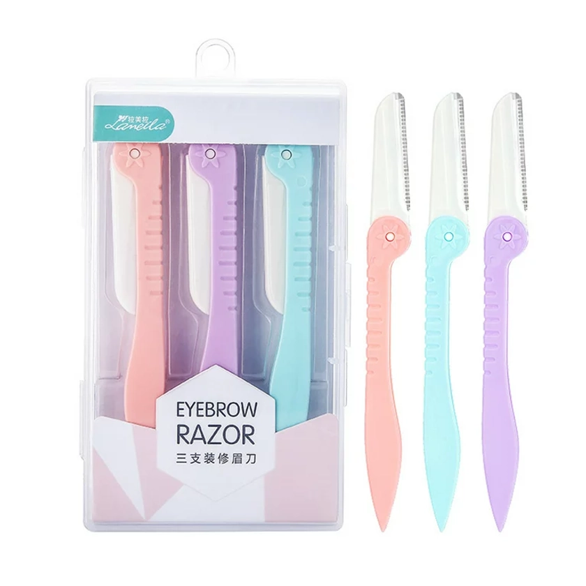 Yayiaclooher Face & Eyebrow Hair Removal Razors Fine-tuning Shaper Shaver Cosmetics