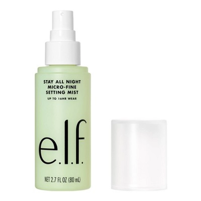 e.l.f. Stay All Night Micro-Fine Setting Mist - Light Green - 2.7 fl oz