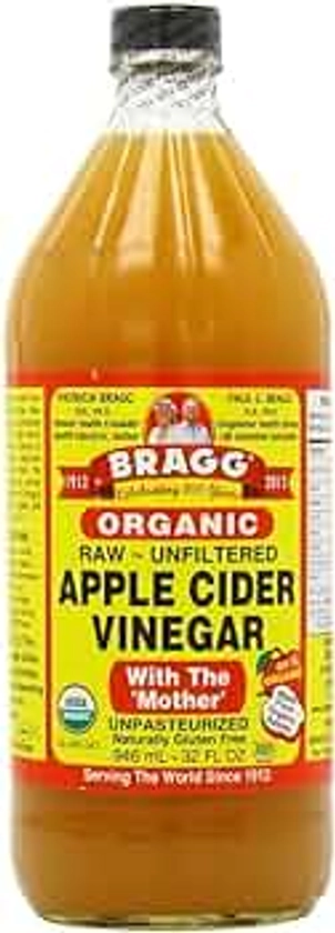 Bragg – Apple orgánico Vinagre de sidra con la madre, 3 Units (32 Oz), 3