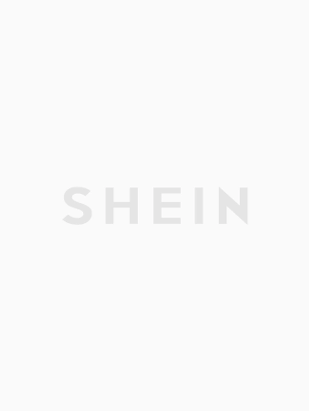 SHEIN ICON Plus Metallic Crop Tee
