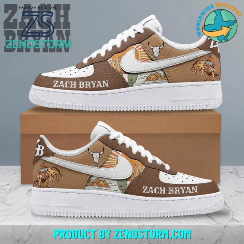 Zach Bryan Tour 2024 Special NK1 Brand AIRF1 Shoes HG Men Woman Fashion sneaker For Men Woman – Minisgiftshop