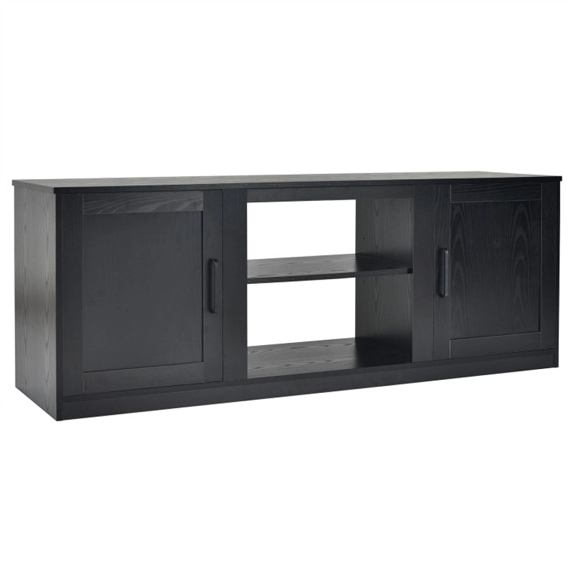 58 Inch TV Stand with 1500W Faux Fireplace for TVs up to 65 Inch - Costway