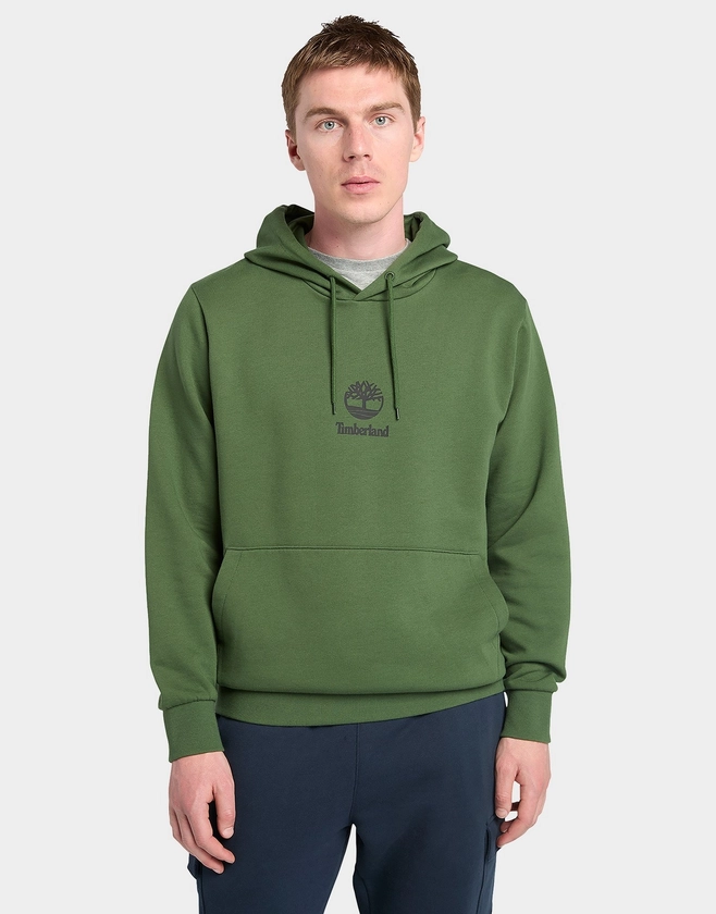 Green Timberland Small logo print Hoodie | JD Sports UK 