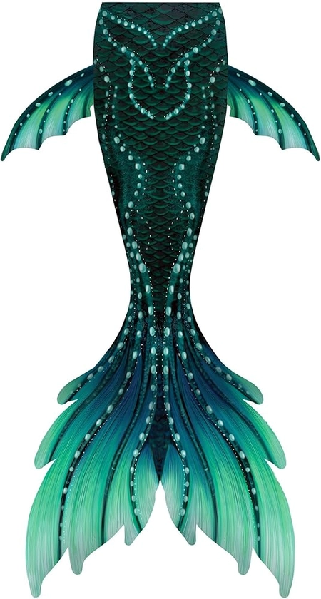 Amazon.com: FOLOEO Mermaid Tail for Adults (No Monofin) - Sublimation Printing, Adjustable Waistband - Perfect Mermaid Tails for Women & Teen Sizes : Clothing, Shoes & Jewelry