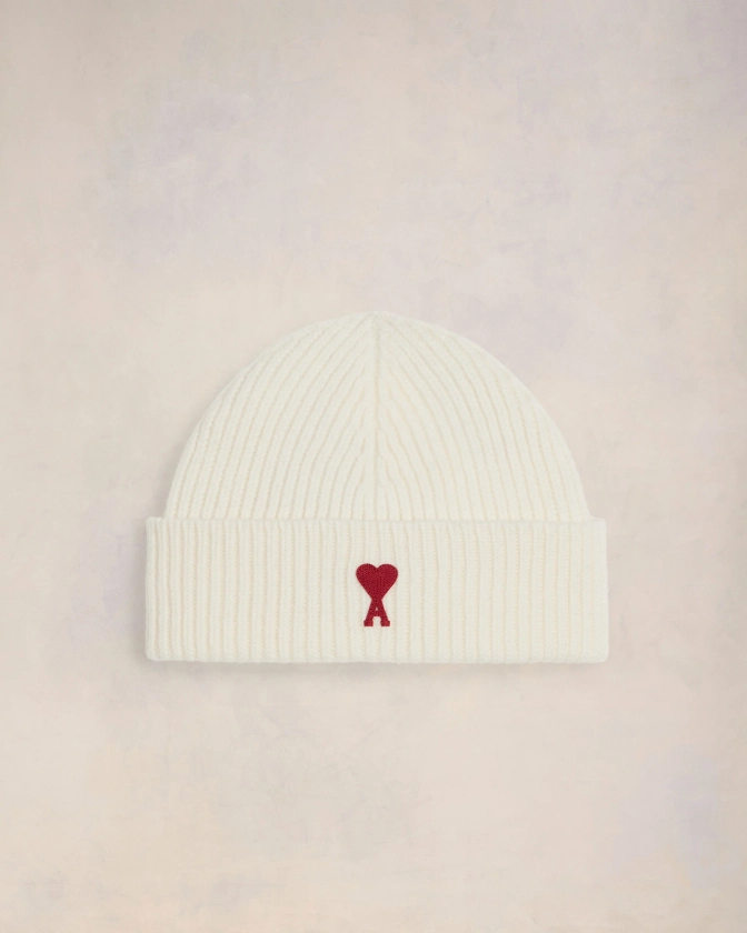 Bonnet en Laine Blanc | Ami de Coeur | Ami Paris