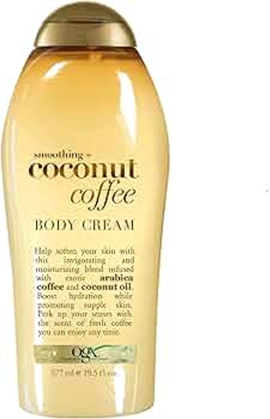 OGX Smoothing + Coconut Coffee Body Cream 19.5 oz