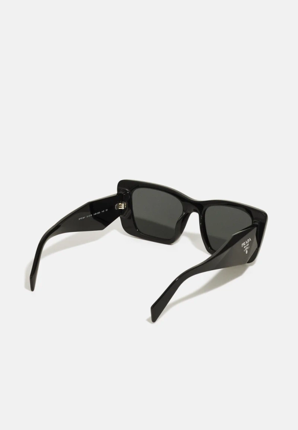 Prada Lunettes de soleil - black/dark grey/noir - ZALANDO.FR