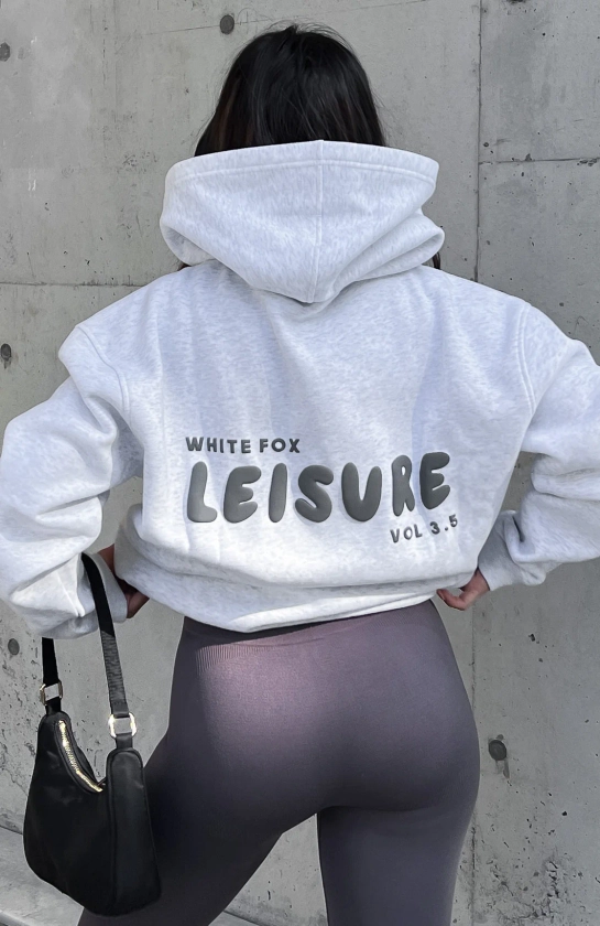 Leisure Series Oversized Hoodie Glacier Grey