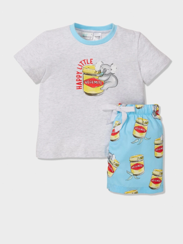 Jnr Boys Vegemite Pj Set Multi - Peter Alexander Online