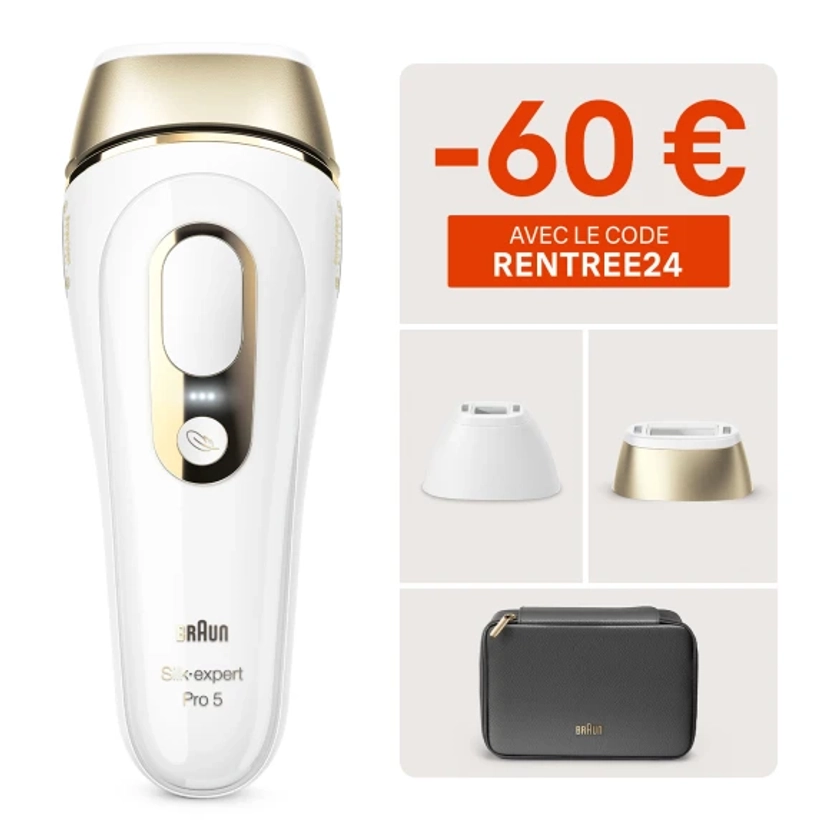 Épilateur lumière pulsée Silk·expert Pro 5 PL5140 | Braun FR