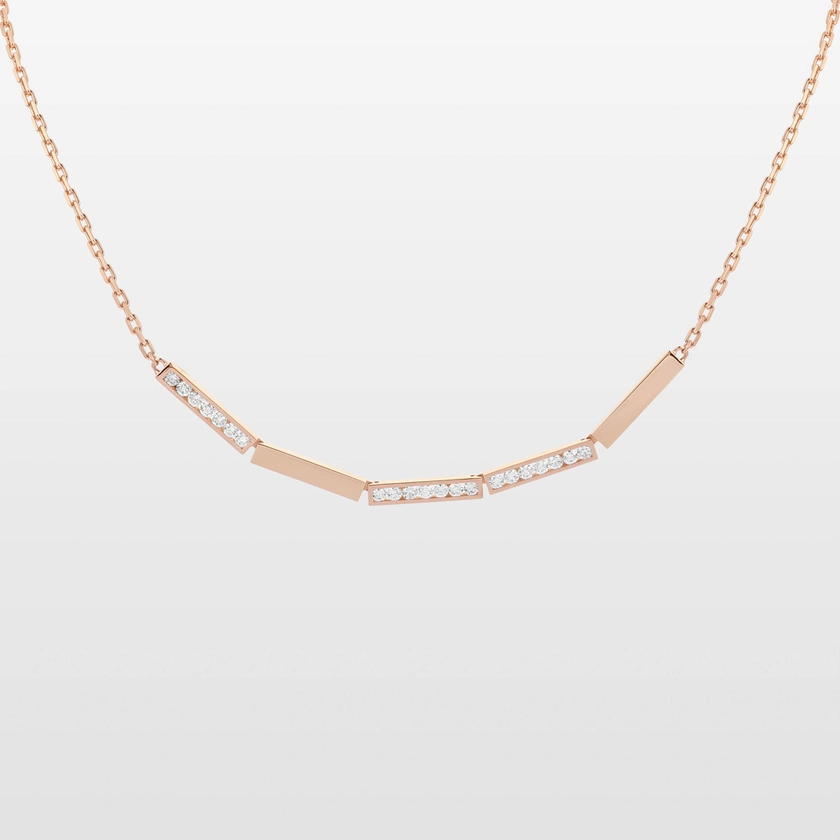 Whatever Diamond Necklace | 18k Gold and Blue Necklace | Maveroc