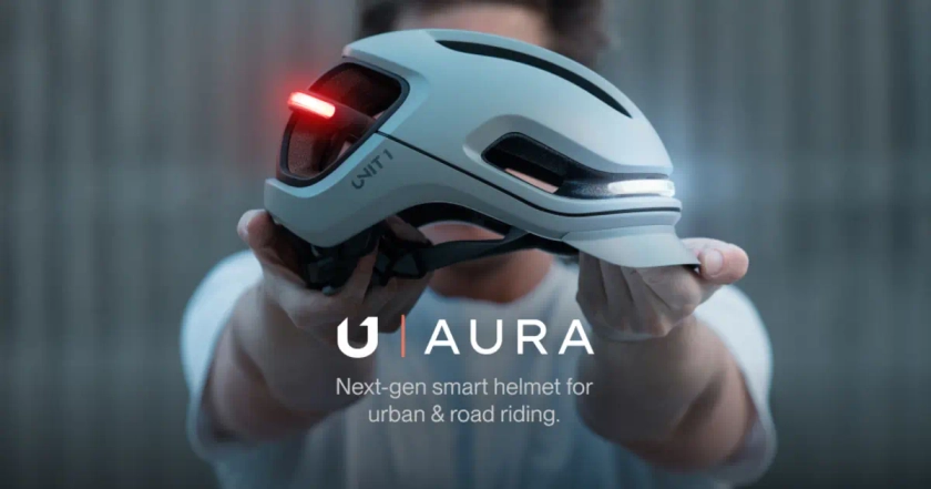 AURA by UNIT 1: next-gen Hybrid Smart Helmet