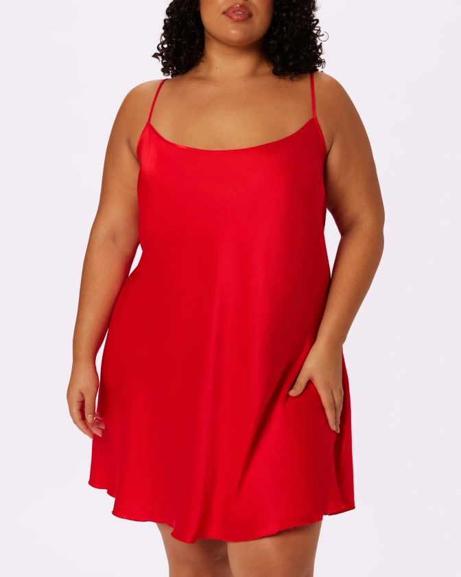 Luxe Sleep Dress | Plush Satin (Balloon)