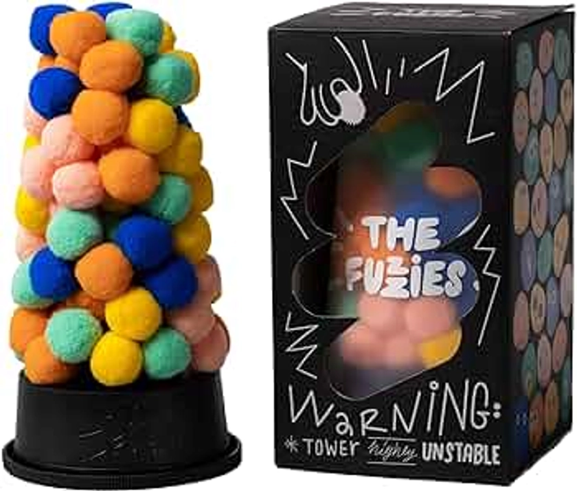 Amazon.com: CMYK The Fuzzies - A Gravity Defying, Squishy Stacking Game : Toys & Games