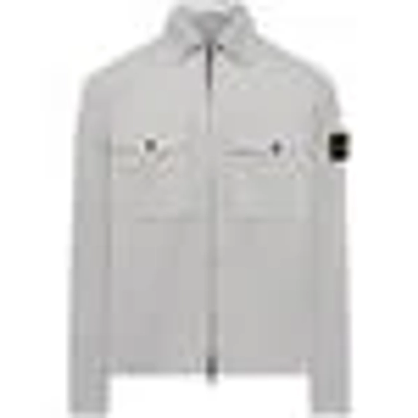 Stretch Cotton Satin Overshirt