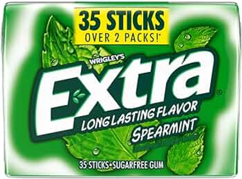 EXTRA Spearmint Sugarfree Gum, 35-Stick Pack