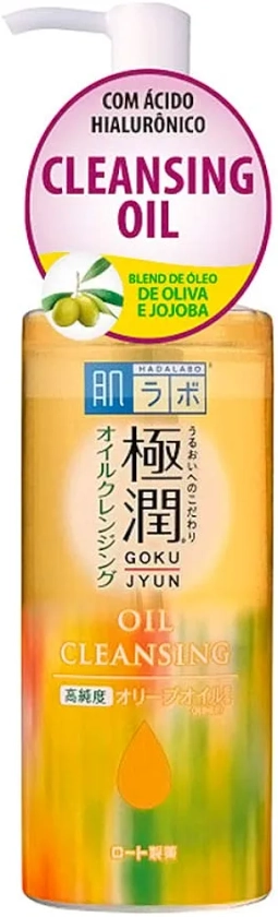 Hada Labo Tokyo Gokujyun Oil Cleasing - Óleo Removedor De Maquiagem Com Ácido Hialurônico 200Ml Hada Labo : Amazon.com.br: Beleza