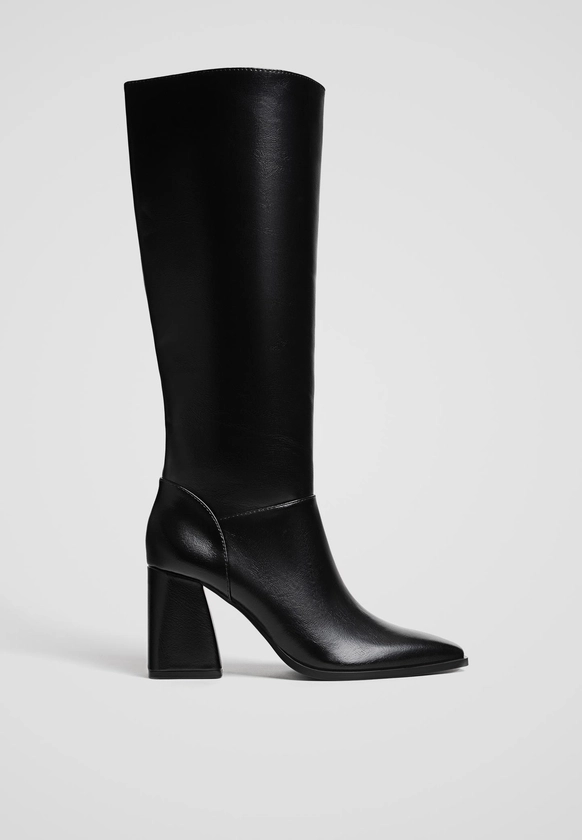 High-heeled boots - Women's All | Stradivarius United Kingdom