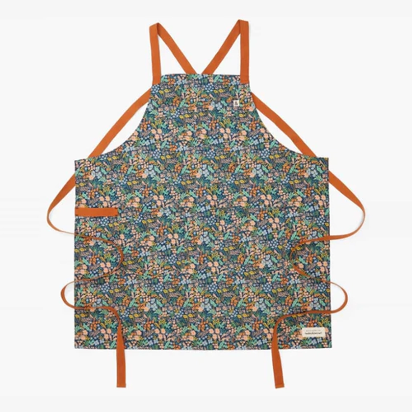 Rifle Paper Co. Meadow Blue Crossback Apron