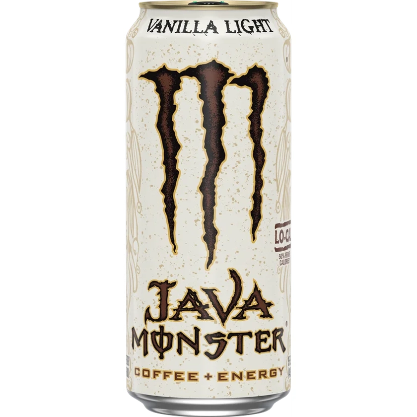 Java Monster Vanilla Light, Coffee + Energy Drink, 15 Fl Oz