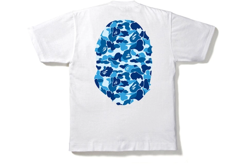 BAPE ABC Camo Big Ape Head Tee White