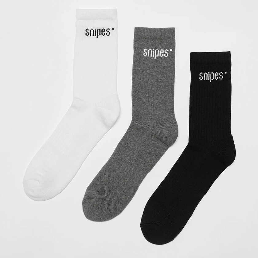 Small Logo Essential Crew Socks (3 Pack)