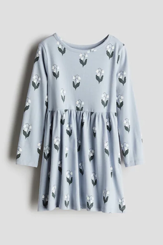 Printed cotton dress